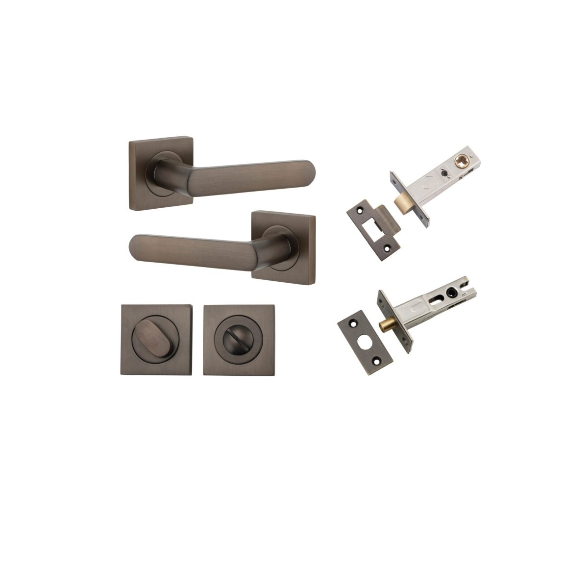 Osaka Lever - Square Rose - Entry - Point - 21181KPRIV60 - Iver