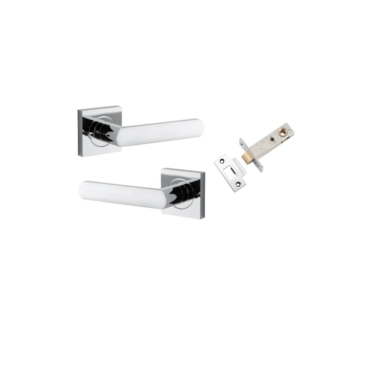 Osaka Lever - Square Rose - Entry - Point - 21184KIBPRIV60 - Iver