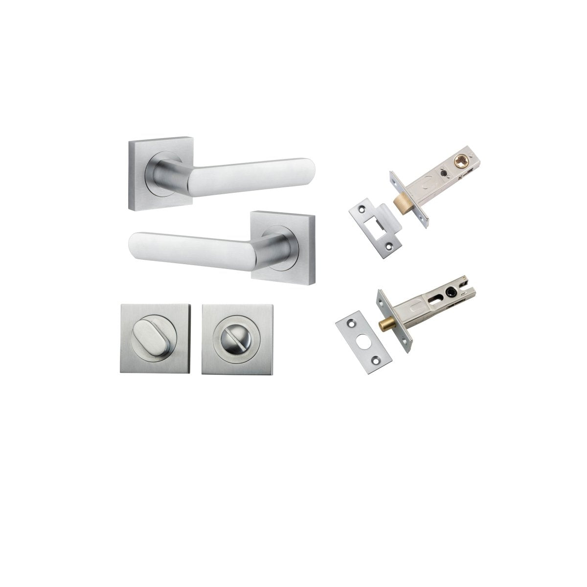 Osaka Lever - Square Rose - Entry - Point - 21185KPRIV60 - Iver