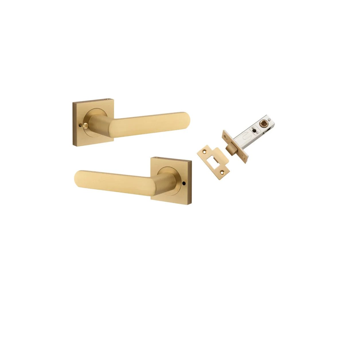 Osaka Lever - Square Rose - Entry - Point - 21186KIBPRIV60 - Iver