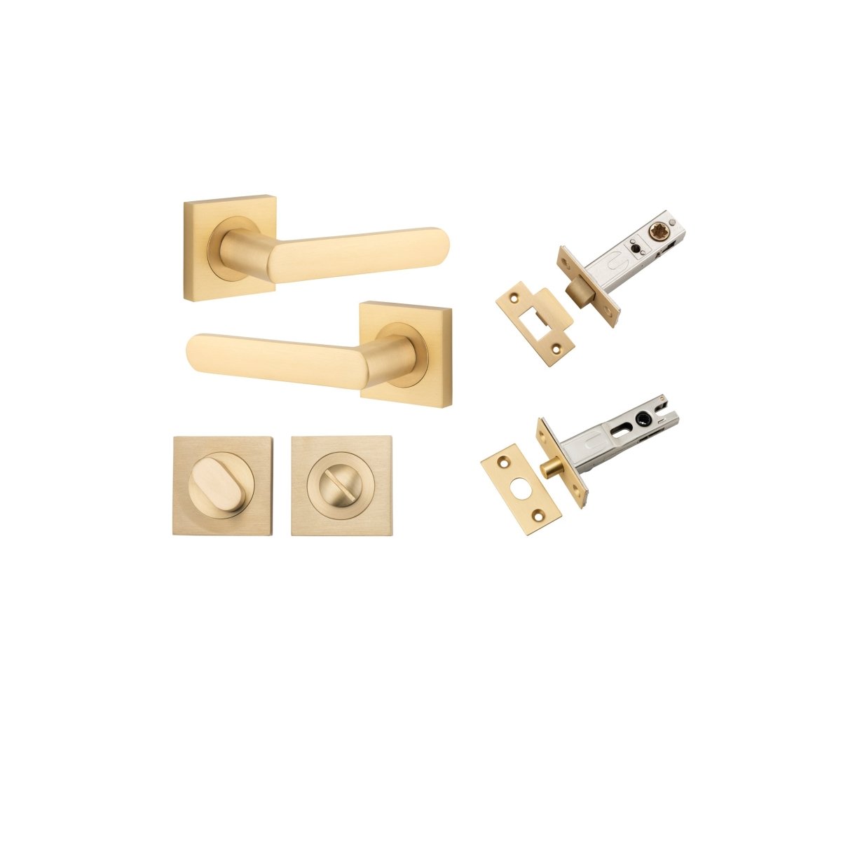Osaka Lever - Square Rose - Entry - Point - 21186KPRIV60 - Iver