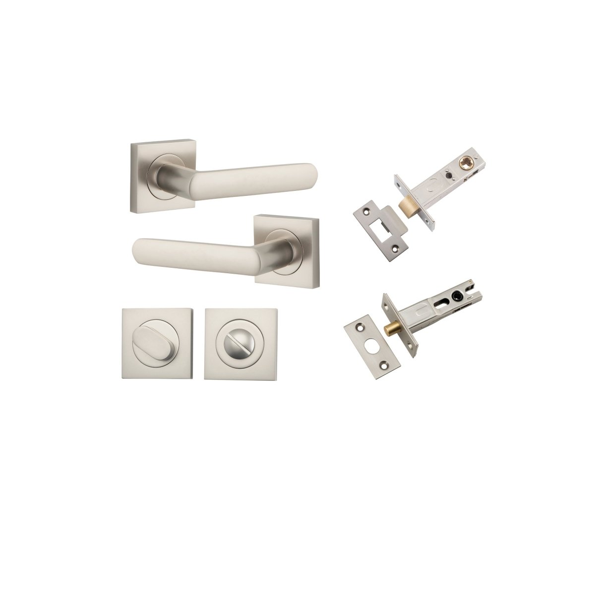 Osaka Lever - Square Rose - Entry - Point - 21189KPRIV60 - Iver
