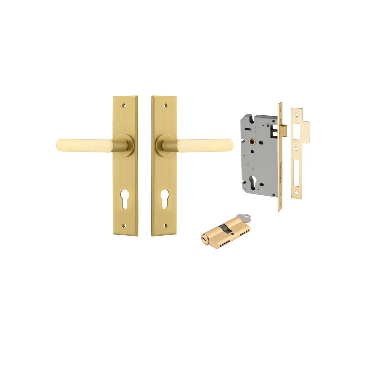 Osaka Lever - Chamfered Backplate