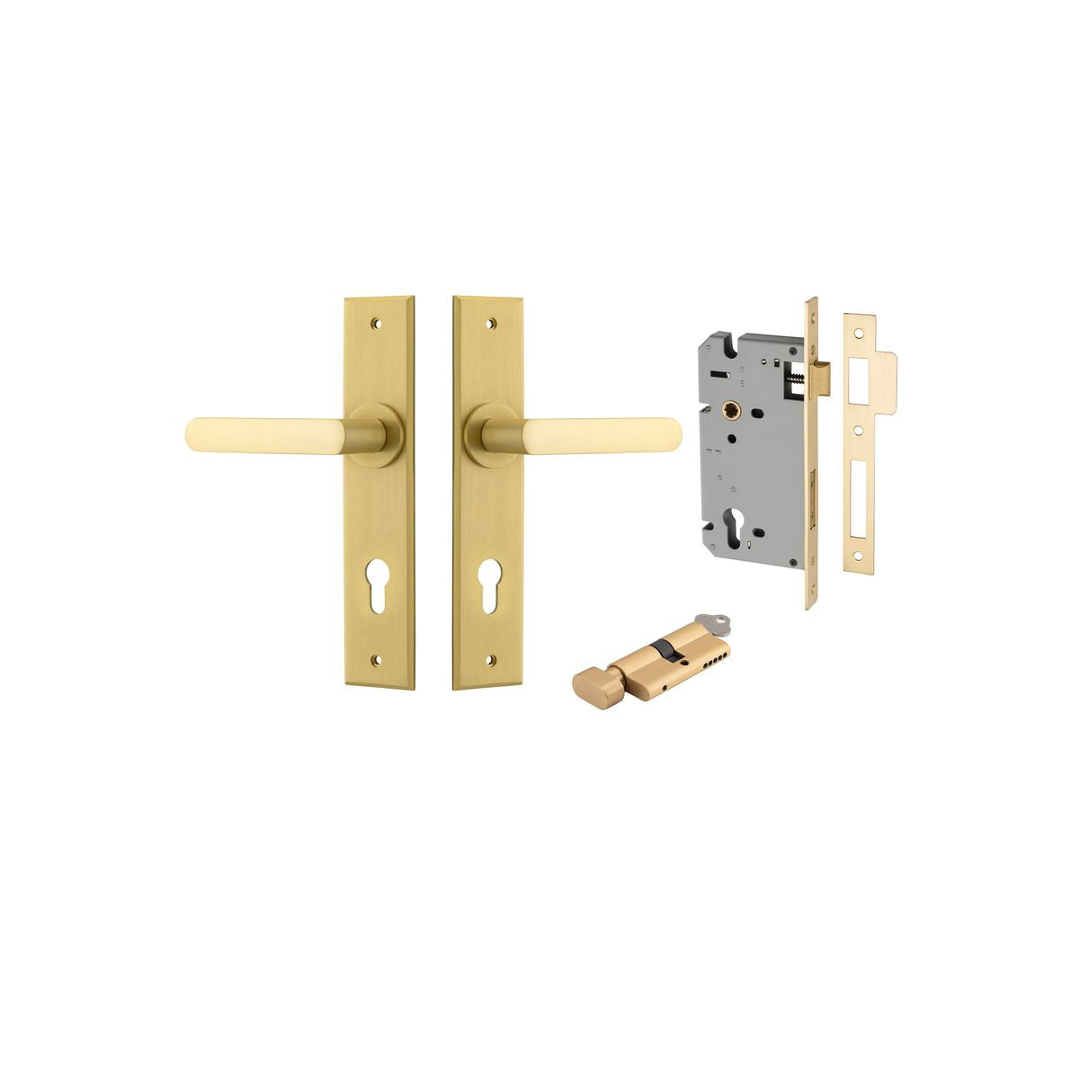 Osaka Lever - Chamfered Backplate