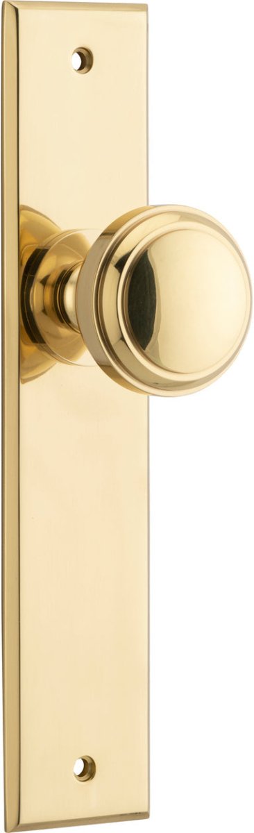 Paddington Knob - Chamfered Backplate - Entry - Point - 10321 - Iver