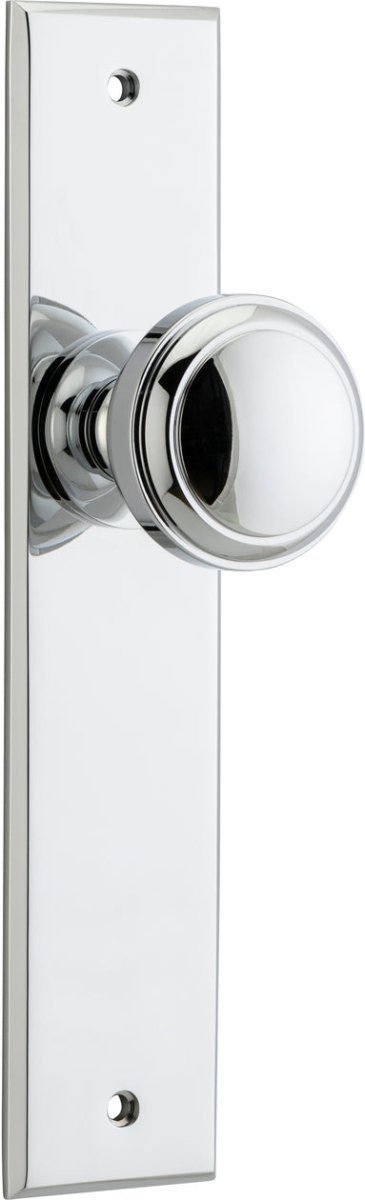 Paddington Knob - Chamfered Backplate - Entry - Point - 11831 - Iver