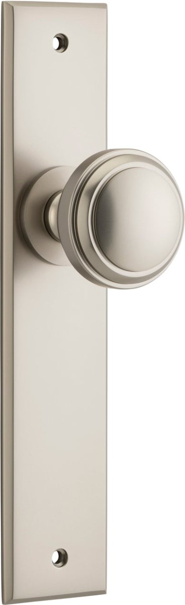 Paddington Knob - Chamfered Backplate - Entry - Point - 14831 - Iver