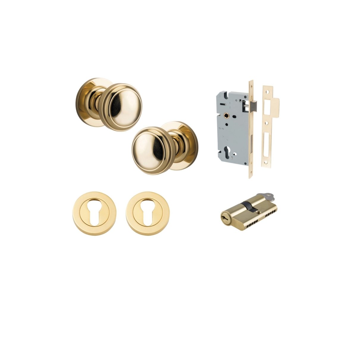 Paddington Knob - Round Rose - Entry - Point - 0210KENTR60KK - Iver