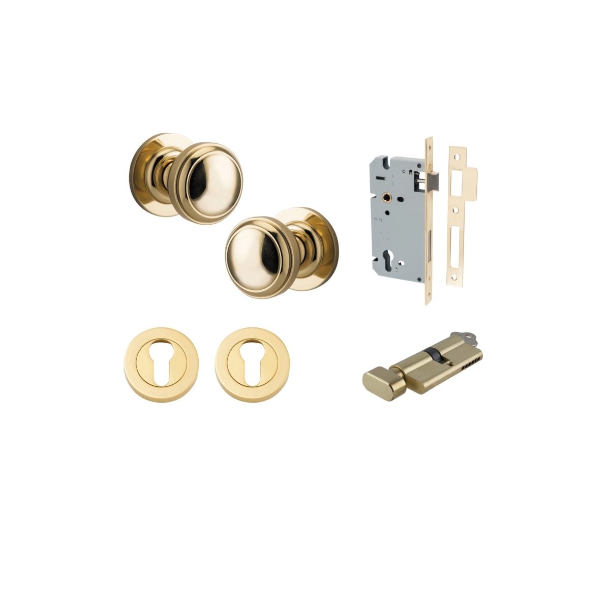 Paddington Knob - Round Rose - Entry - Point - 0210KENTR60KT - Iver