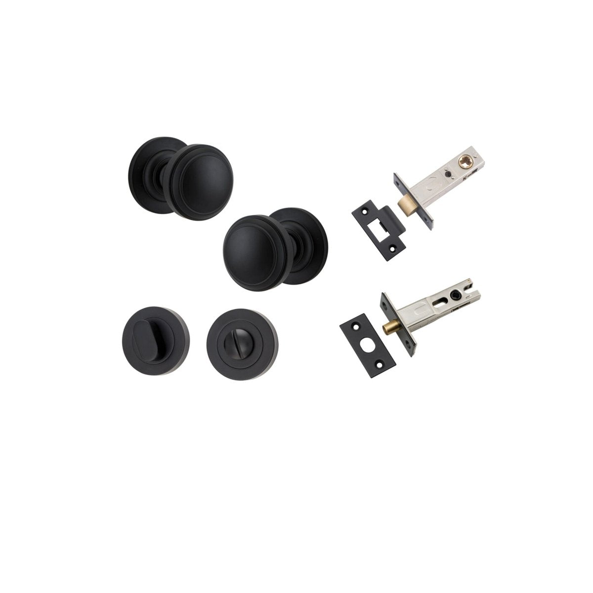 Paddington Knob - Round Rose - Entry - Point - 0213KPRIV60 - Iver