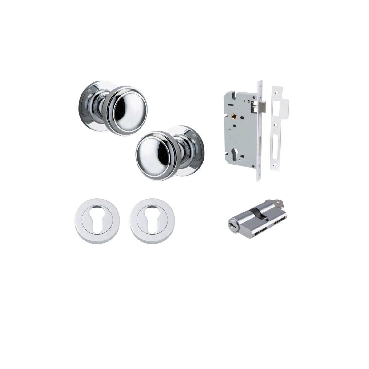 Paddington Knob - Round Rose - Entry - Point - 0214KENTR60KK - Iver