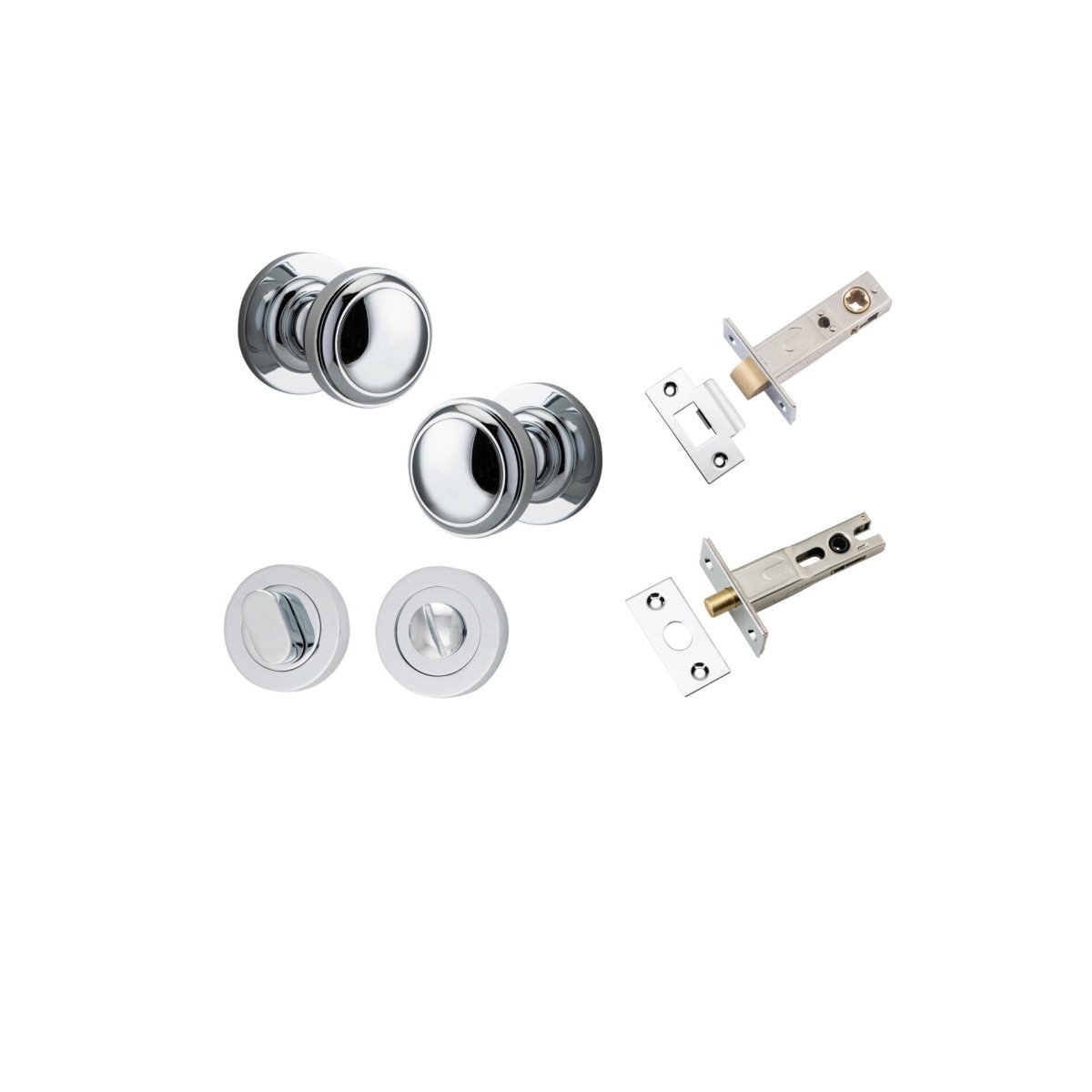 Paddington Knob - Round Rose - Entry - Point - 0214KPRIV60 - Iver