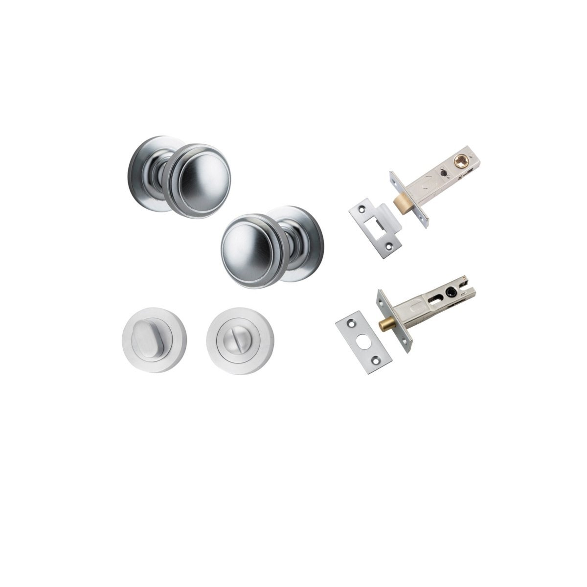 Paddington Knob - Round Rose - Entry - Point - 0215KPRIV60 - Iver