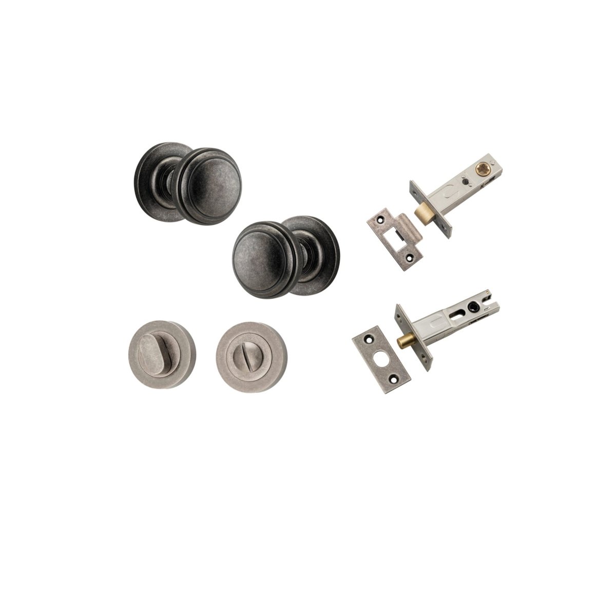 Paddington Knob - Round Rose - Entry - Point - 0217KPRIV60 - Iver