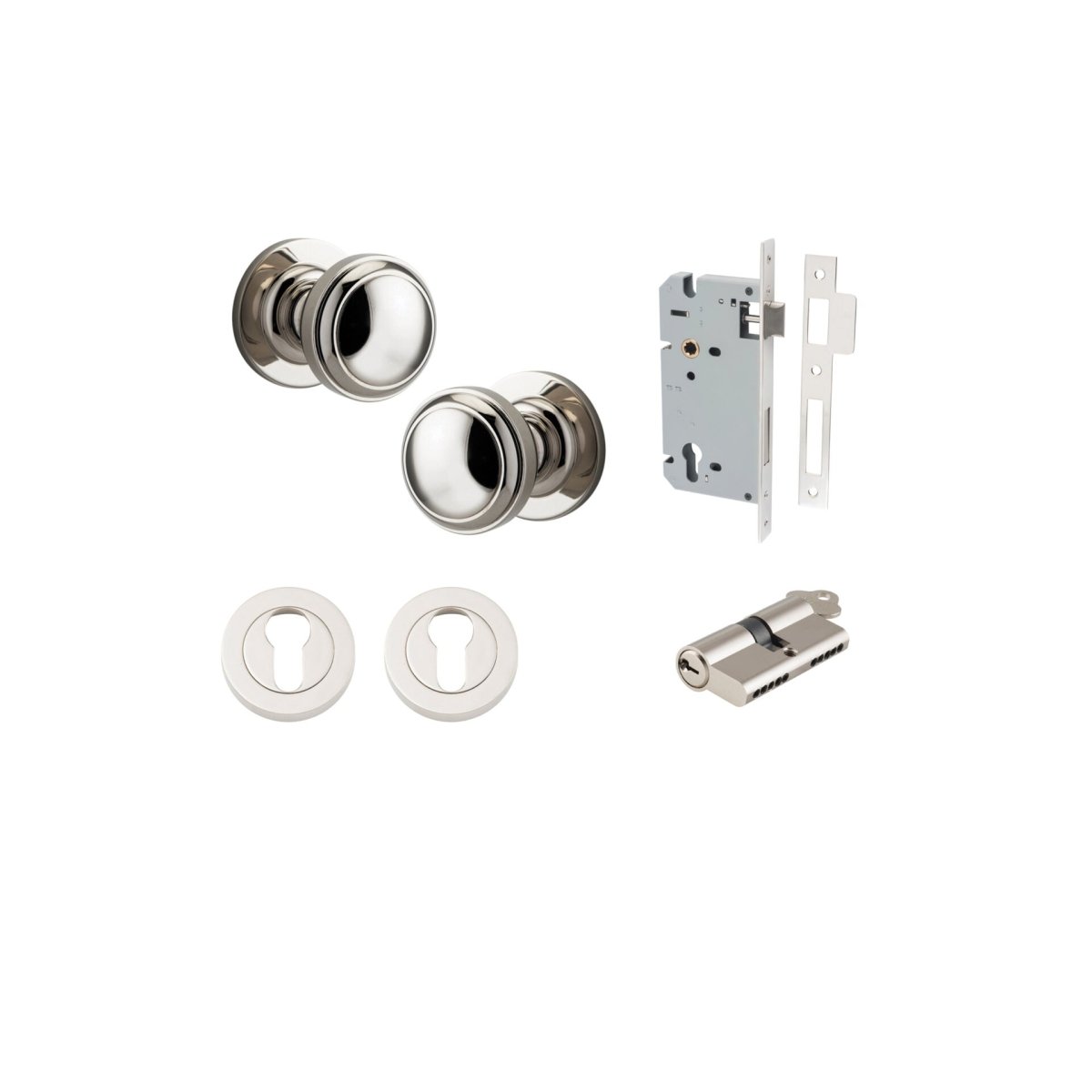 Paddington Knob - Round Rose - Entry - Point - 0218KENTR60KK - Iver