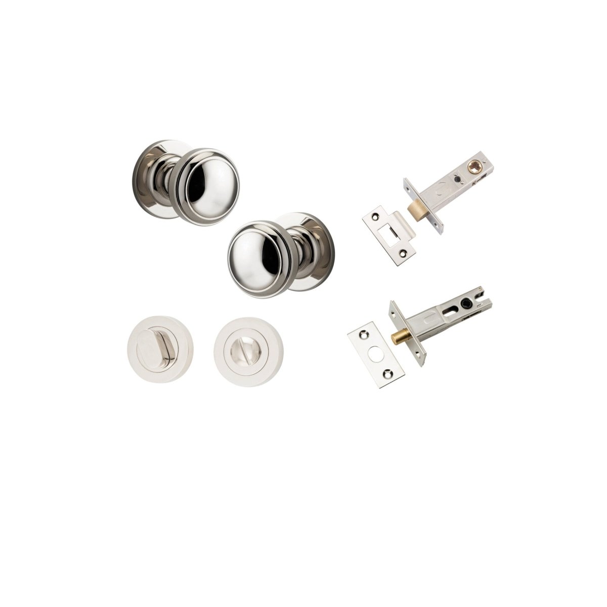 Paddington Knob - Round Rose - Entry - Point - 0218KPRIV60 - Iver