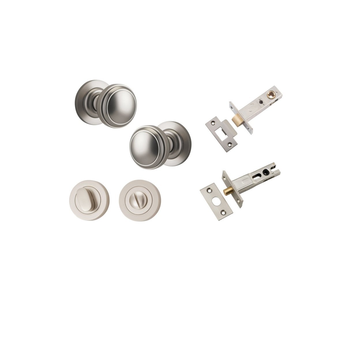 Paddington Knob - Round Rose - Entry - Point - 0219KPRIV60 - Iver