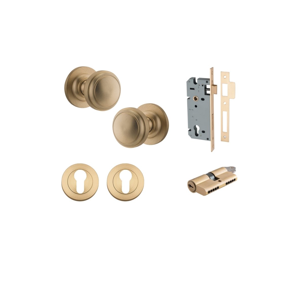 Paddington Knob - Round Rose - Entry - Point - 0253KENTR60KK - Iver