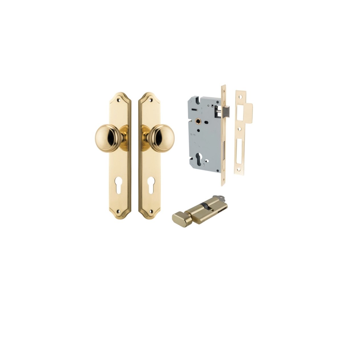 Paddington Knob - Shouldered Backplate - Entry - Point - 10326KENTR60KT - Iver