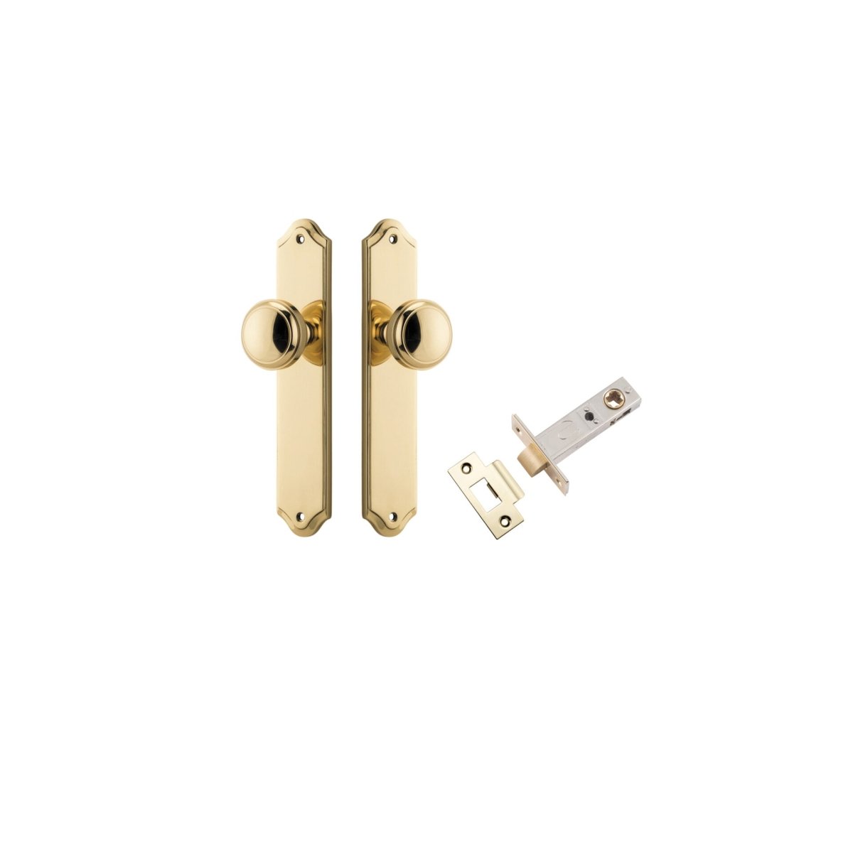 Paddington Knob - Shouldered Backplate - Entry - Point - 10326KPASS60 - Iver
