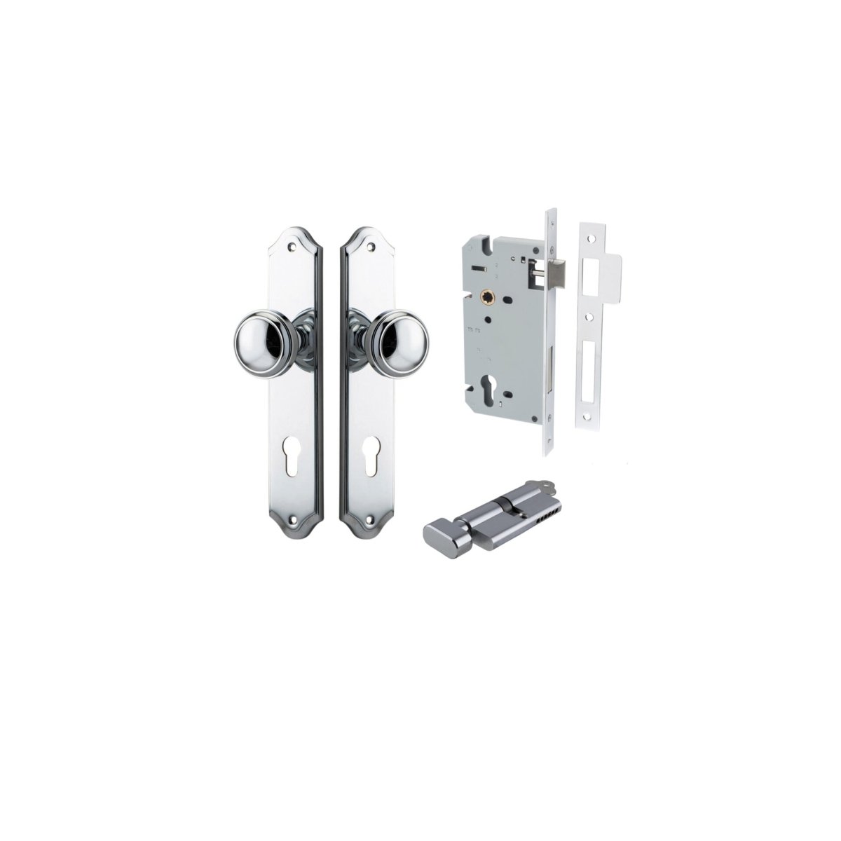 Paddington Knob - Shouldered Backplate - Entry - Point - 11826KENTR60KT - Iver