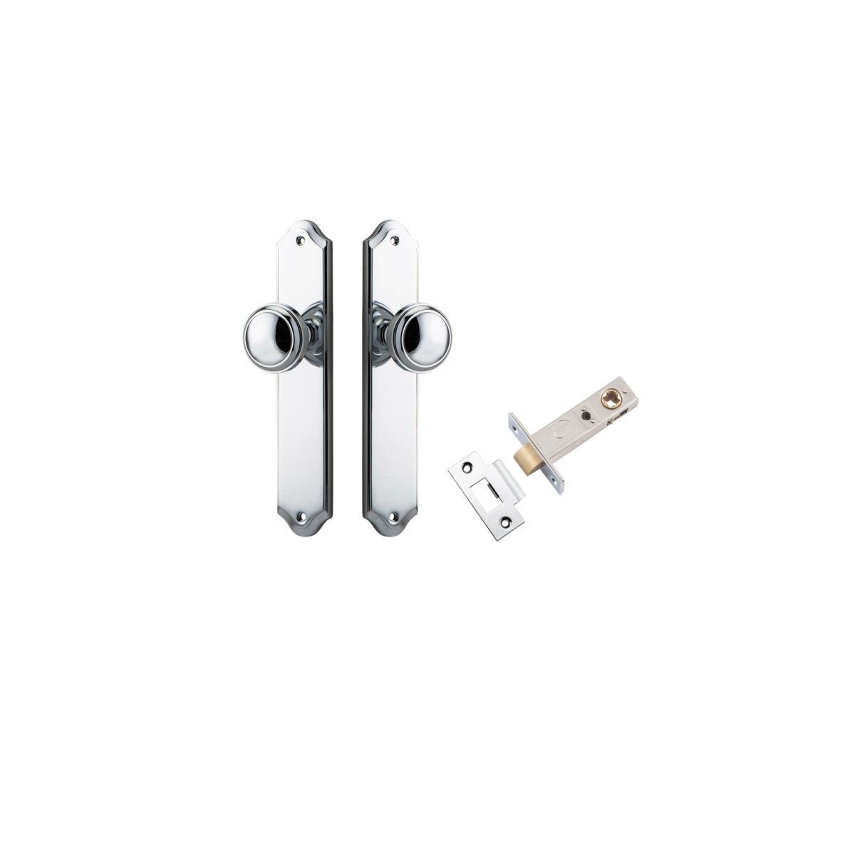 Paddington Knob - Shouldered Backplate - Entry - Point - 11826KPASS60 - Iver