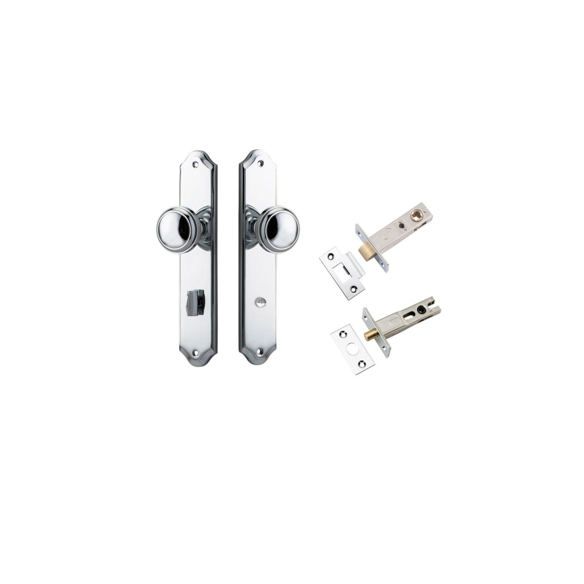 Paddington Knob - Shouldered Backplate - Entry - Point - 11826KPRIV60 - Iver