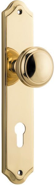 Paddington Knob - Shouldered Backplate - Entry - Point - 12326KENTR60KK - Iver