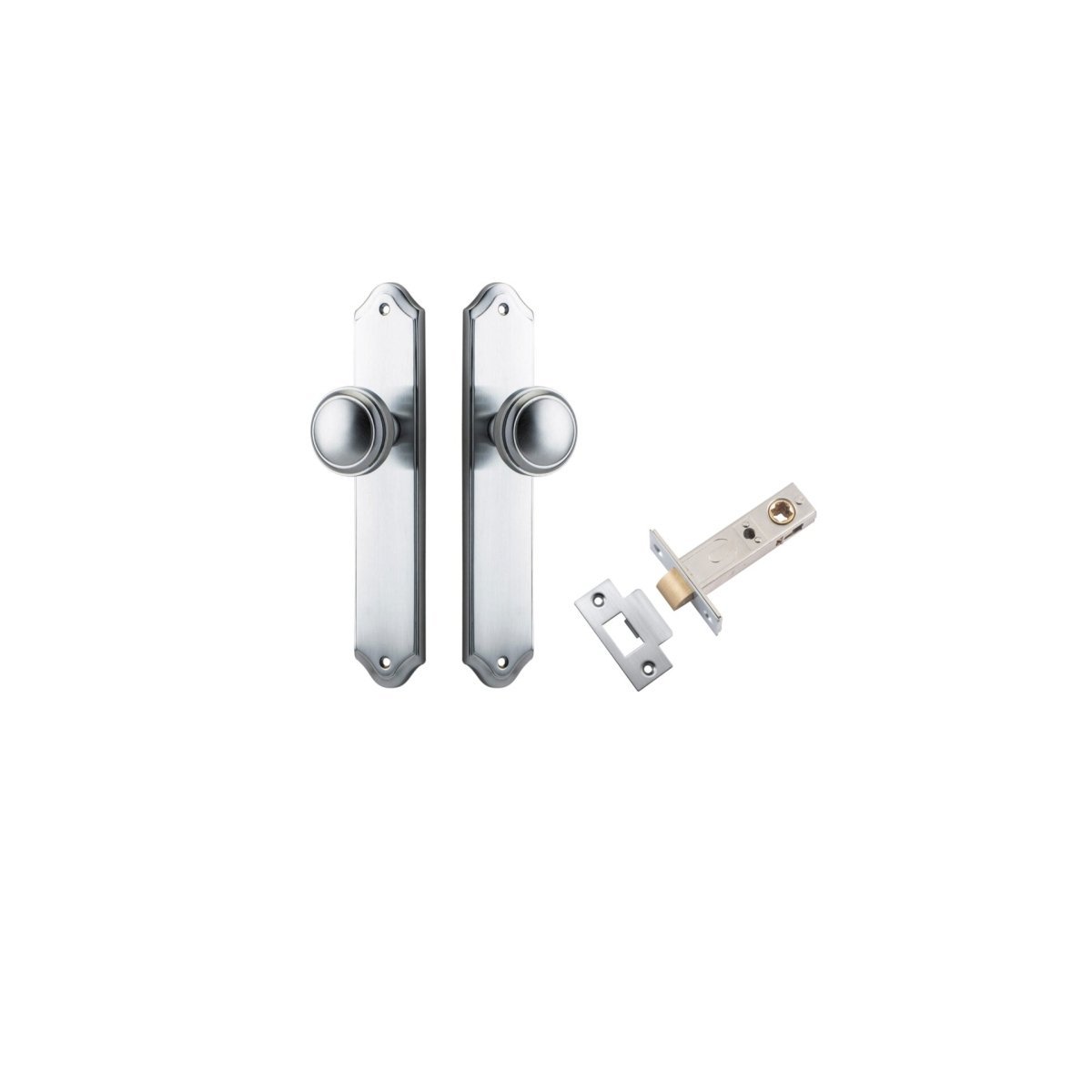 Paddington Knob - Shouldered Backplate - Entry - Point - 12326KPASS60 - Iver