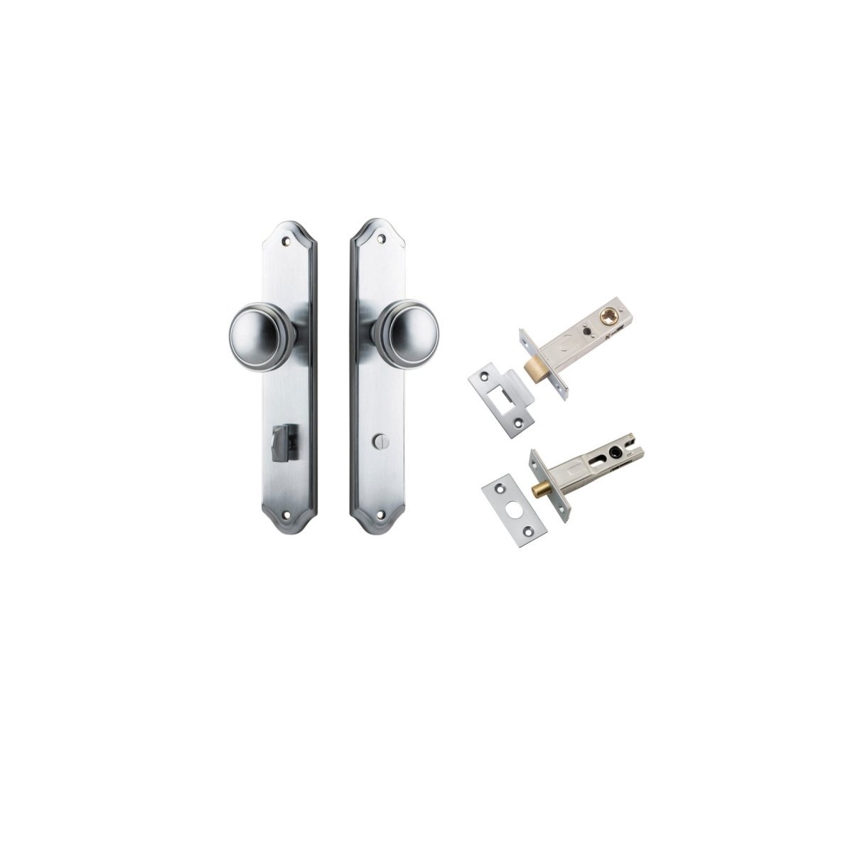 Paddington Knob - Shouldered Backplate - Entry - Point - 12326KPRIV60 - Iver