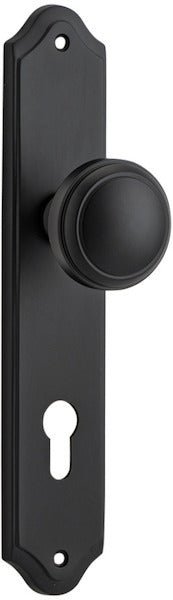 Paddington Knob - Shouldered Backplate - Entry - Point - 12826E85 - Iver
