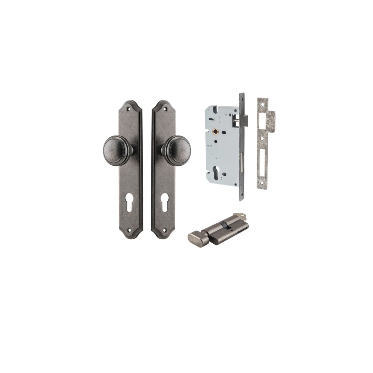 Paddington Knob - Shouldered Backplate - Entry - Point - 13826KENTR60KT - Iver