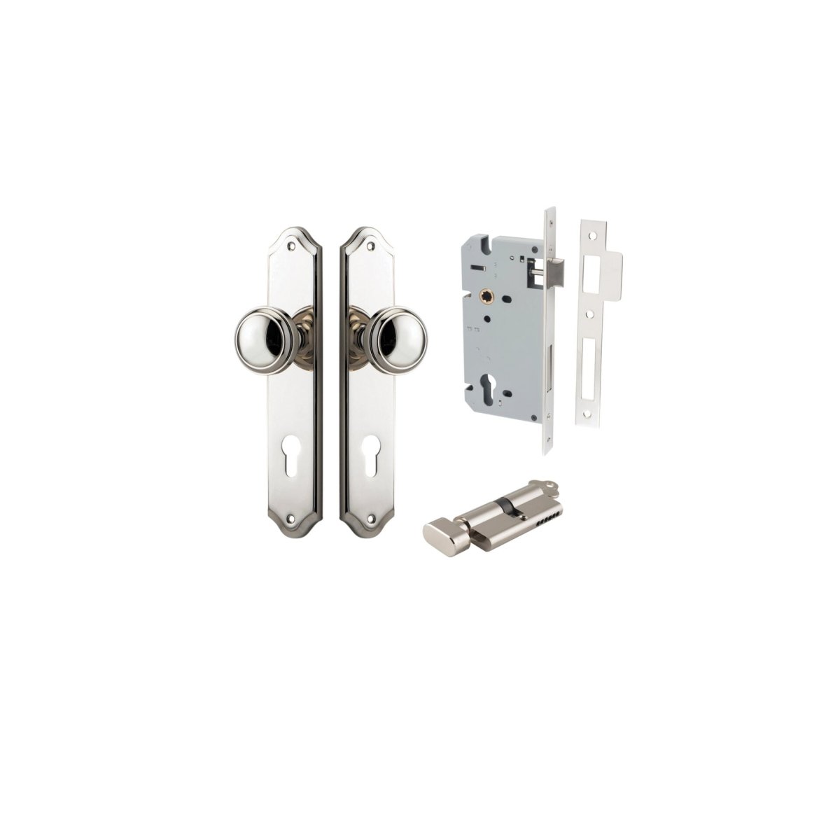 Paddington Knob - Shouldered Backplate - Entry - Point - 14326KENTR60KT - Iver