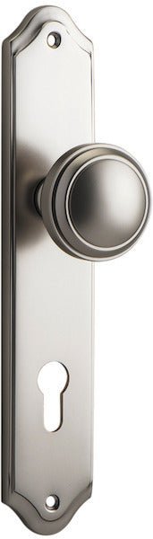 Paddington Knob - Shouldered Backplate - Entry - Point - 14826E85 - Iver