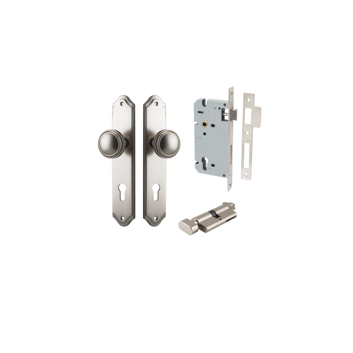 Paddington Knob - Shouldered Backplate - Entry - Point - 14826KENTR60KT - Iver