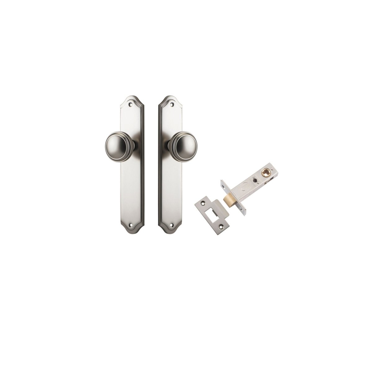 Paddington Knob - Shouldered Backplate - Entry - Point - 14826KPASS60 - Iver