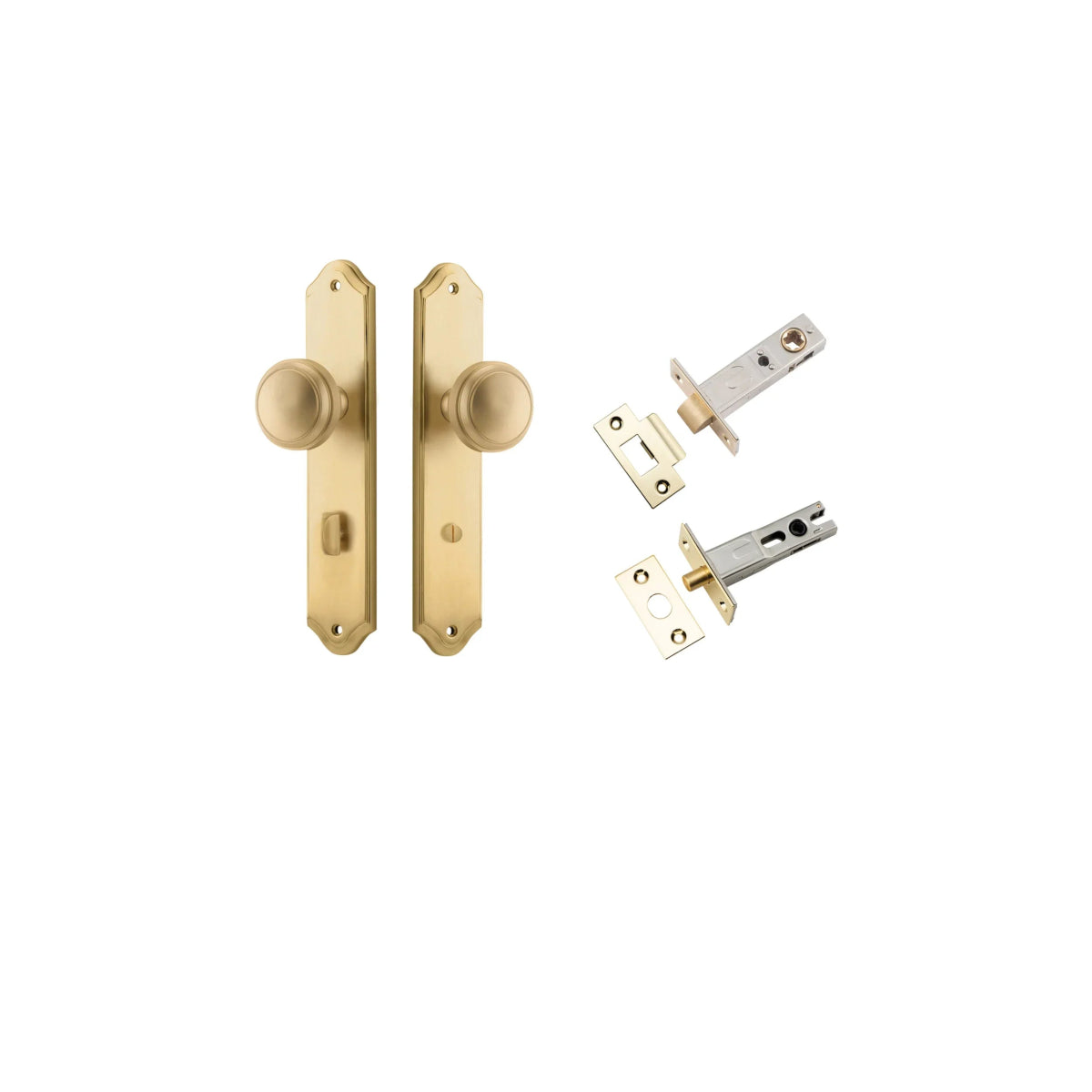 Paddington Knob - Shouldered Backplate - Entry - Point - 15326KPRIV60 - Iver
