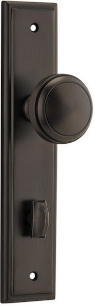 Paddington Knob - Stepped Backplate - Entry - Point - 10838P85 - Iver
