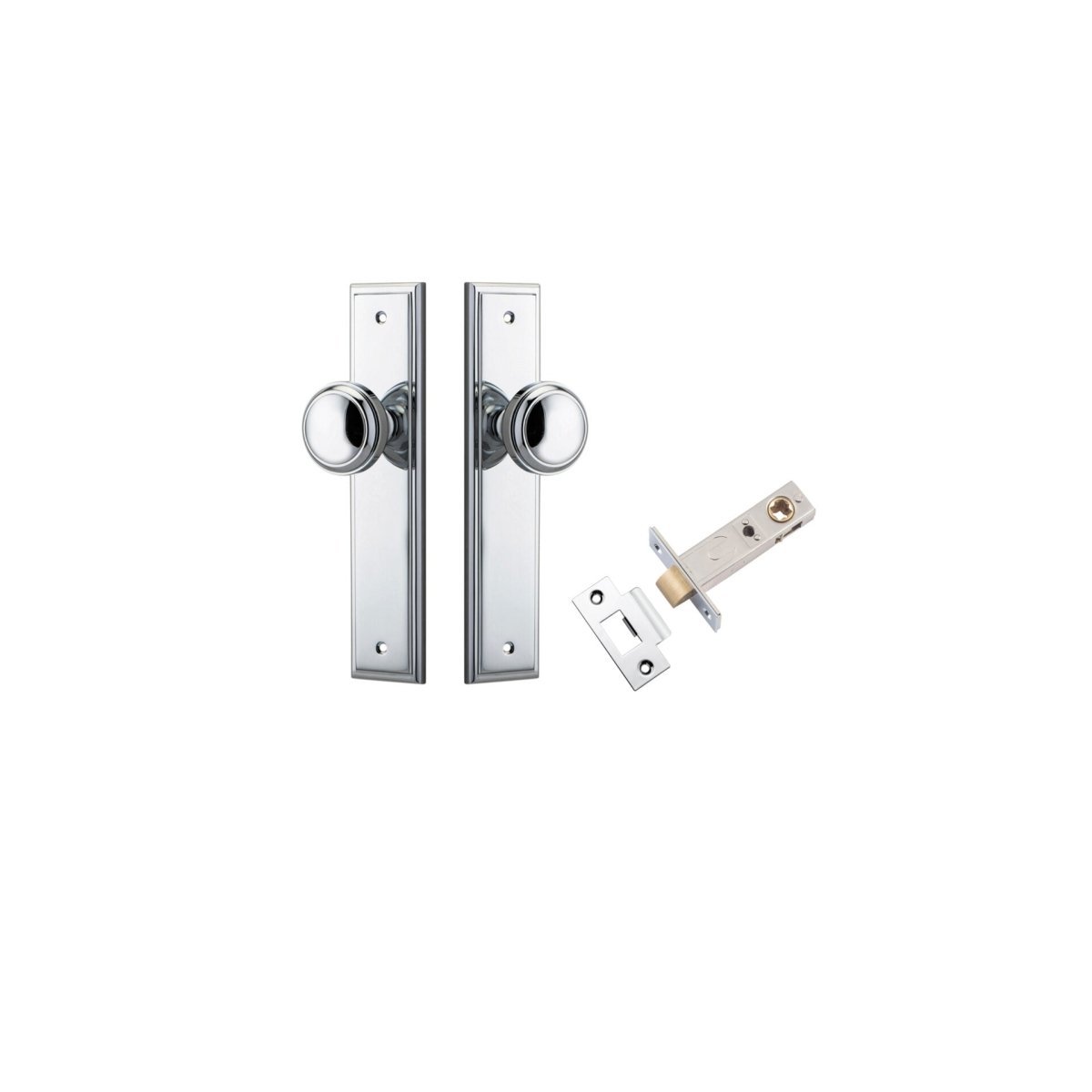 Paddington Knob - Stepped Backplate - Entry - Point - 11838KPASS60 - Iver
