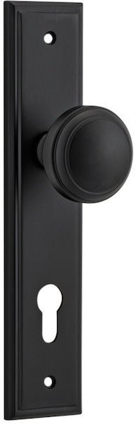 Paddington Knob - Stepped Backplate - Entry - Point - 12838E85 - Iver