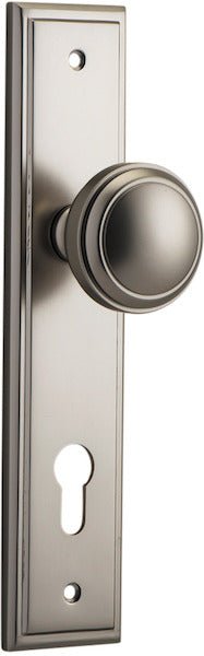 Paddington Knob - Stepped Backplate - Entry - Point - 14838E85 - Iver