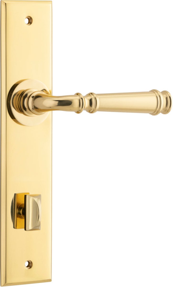Verona Lever - Chamfered Backplate - Entry - Point - 10286P85 - Iver