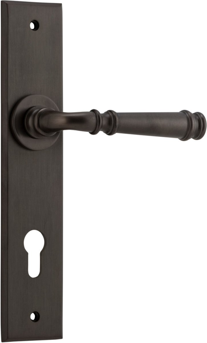Verona Lever - Chamfered Backplate - Entry - Point - 10786E85 - Iver