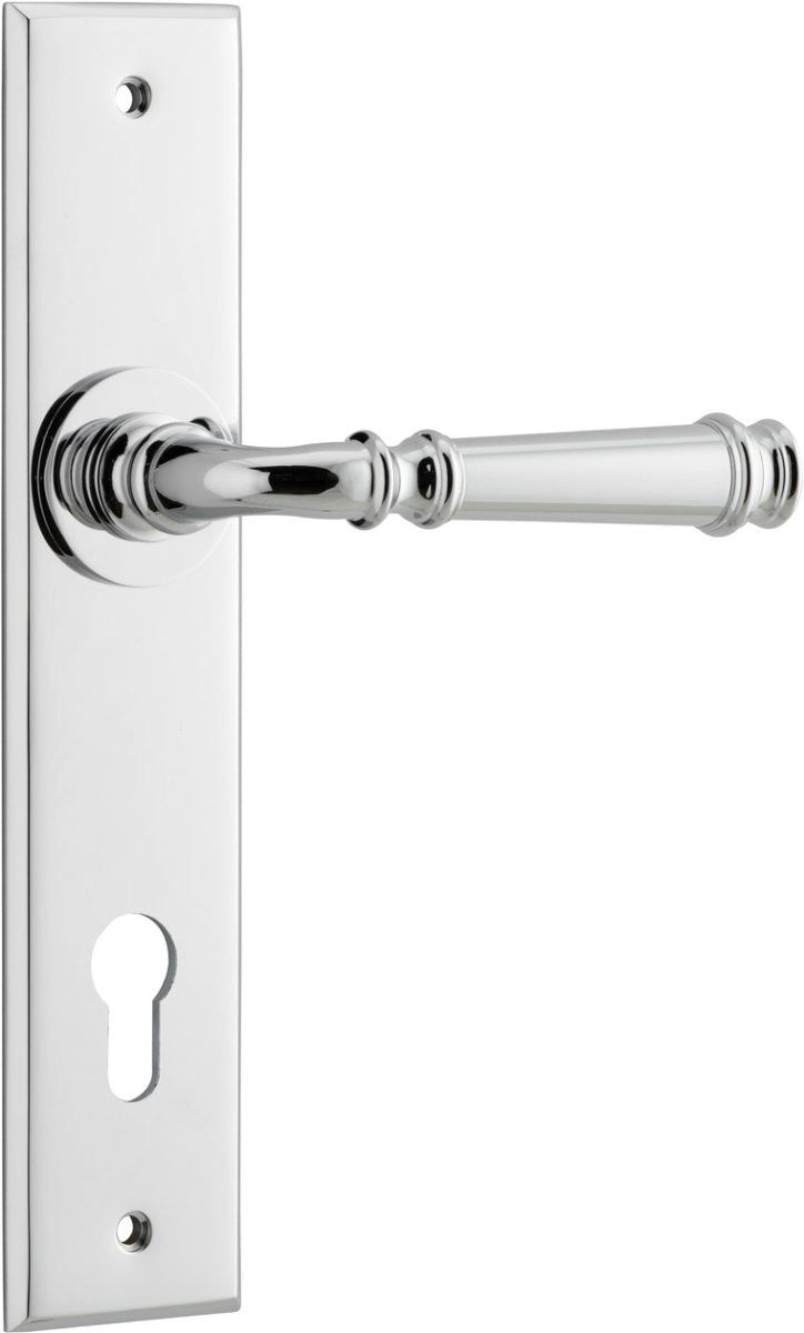 Verona Lever - Chamfered Backplate - Entry - Point - 11786E85 - Iver