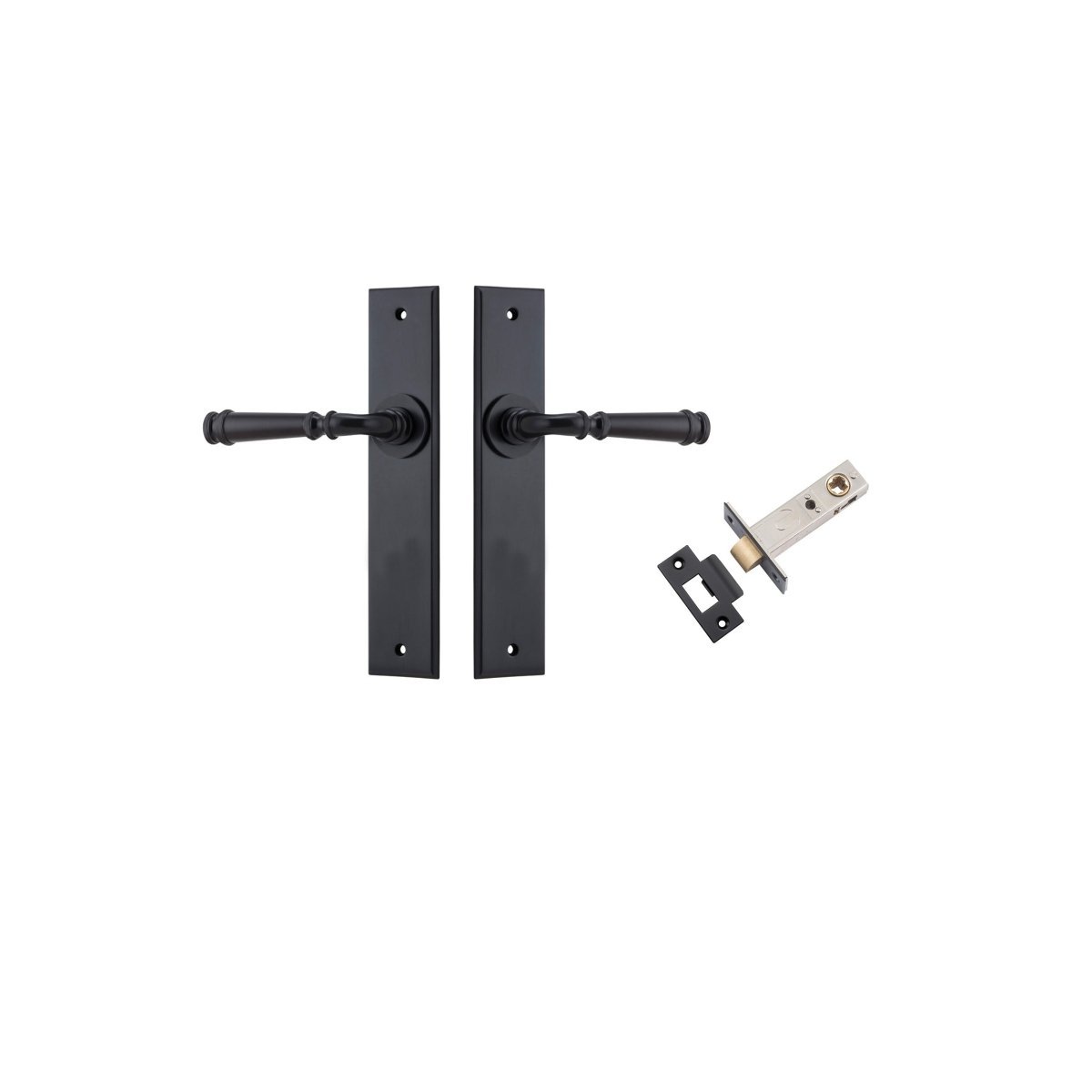 Verona Lever - Chamfered Backplate - Entry - Point - 12786KPASS60 - Iver