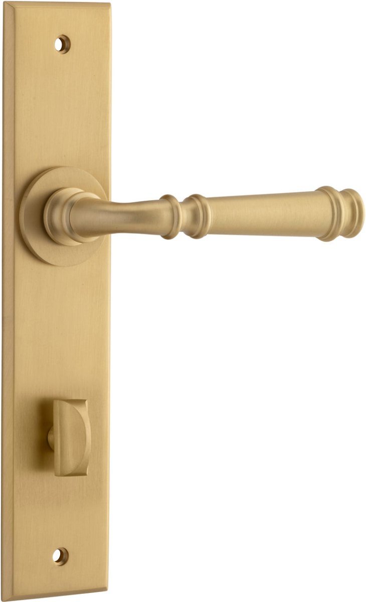 Verona Lever - Chamfered Backplate - Entry - Point - 13286P85 - Iver