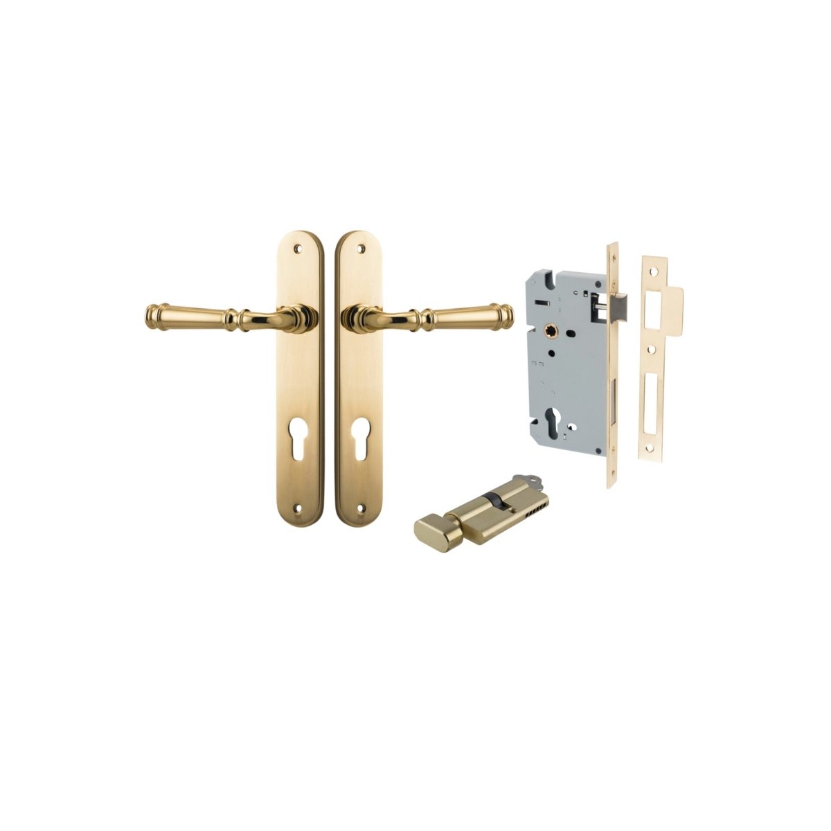 Verona Lever - Oval Backplate - Entry - Point - 10230KENTR60KT - Iver