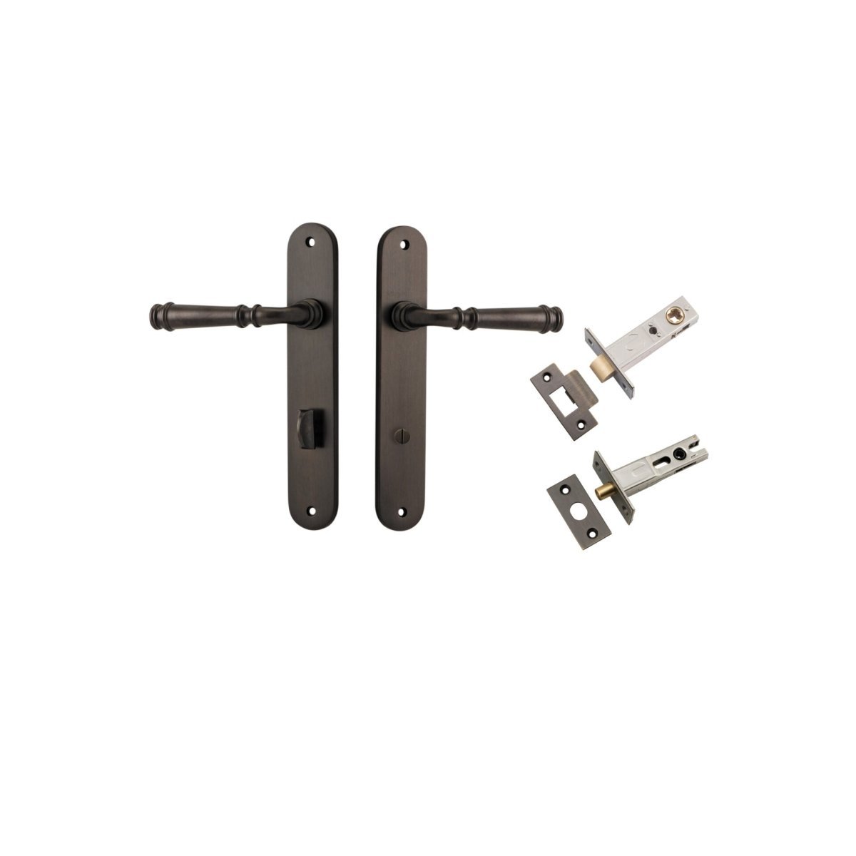 Verona Lever - Oval Backplate - Entry - Point - 10730KPRIV60 - Iver