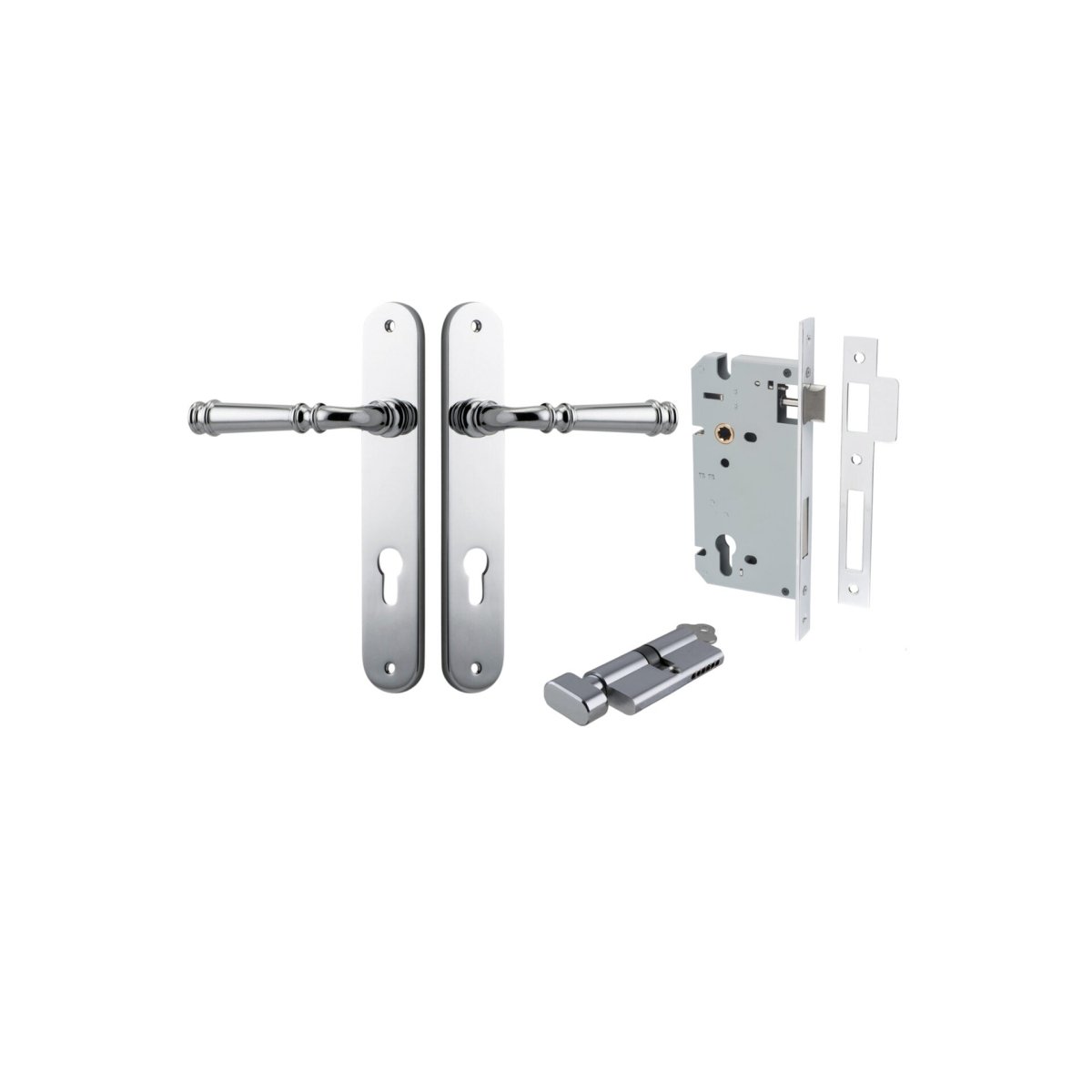 Verona Lever - Oval Backplate - Entry - Point - 11730KENTR60KT - Iver