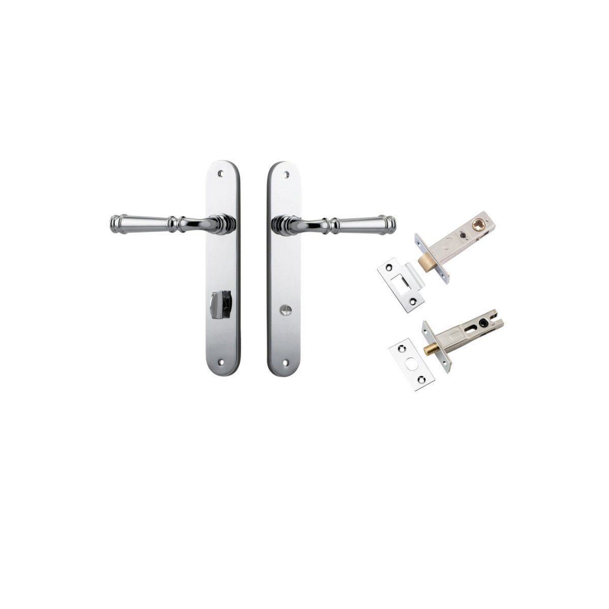 Verona Lever - Oval Backplate - Entry - Point - 11730KPRIV60 - Iver